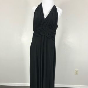 Black floor length dress